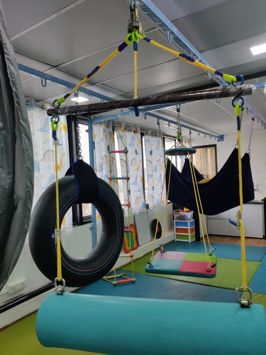 Child with therapist