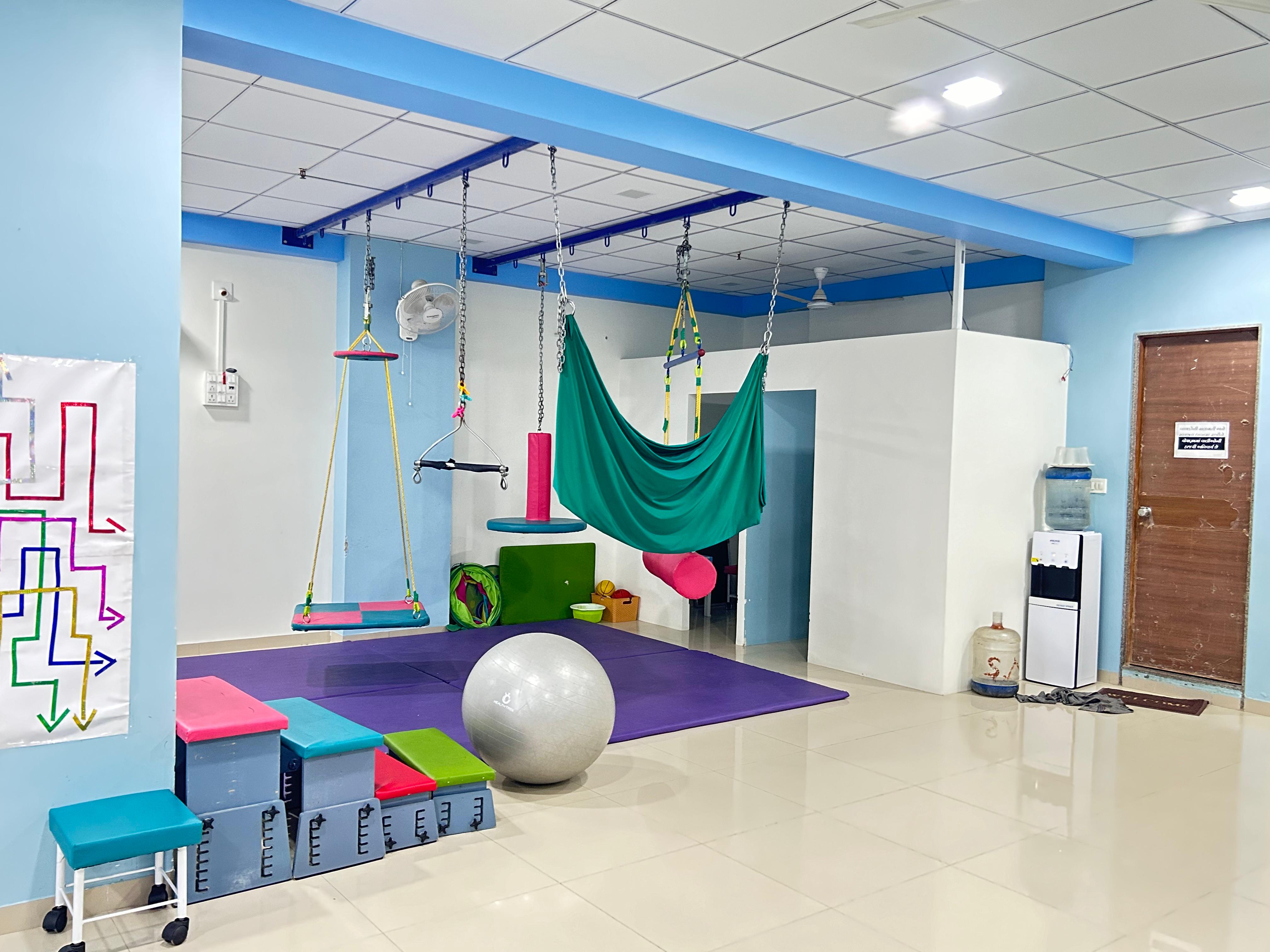 Kids enjoying therapy session